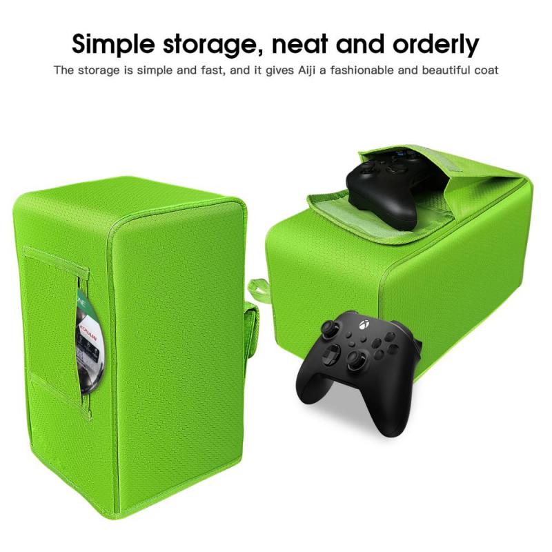 For Xbox X Series Host Dust Cover Durable Console Waterproof Dust Guard With Handle Storage Dust Cover Protective Cover - Image 3