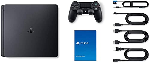 PlayStation 4 Slim Seyted Upgraded 1TB SSD Gaming Console with Wireless Controller, Jet Black - Image 4