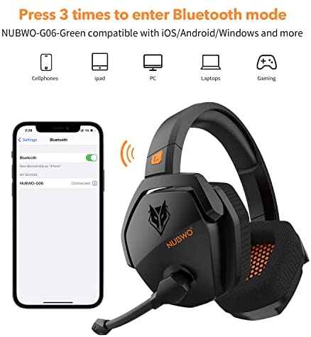 NUBWO G06 Wireless Gaming Headset - Image 5