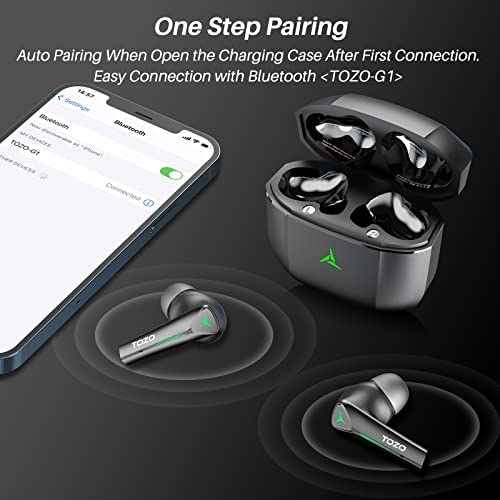 TOZO G1 Wireless Earbuds Bluetooth Gaming Headphones - Image 9