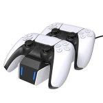 TALK WORKS PS5 Controller Charger Station for PlayStation