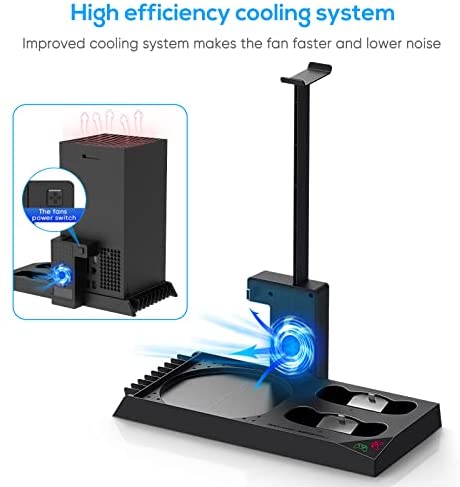 Charging Stand with Cooling Fan for Xbox Series X Console and Controller - Image 5