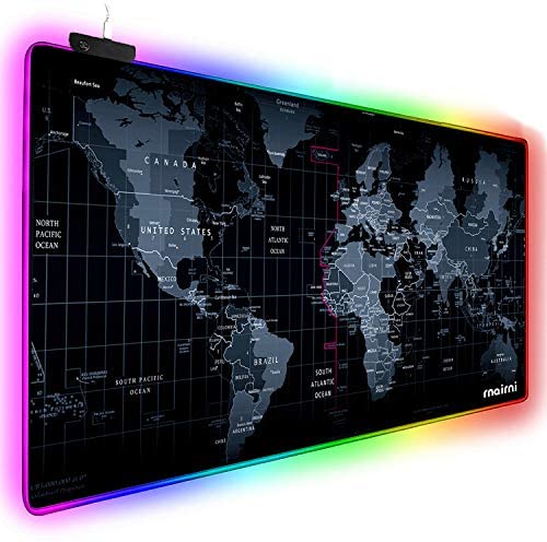 rnairni Extended RGB Gaming Mouse Pad