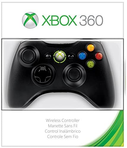 Xbox 360 Wireless Controller Black by Microsoft (Renewed) - Image 3
