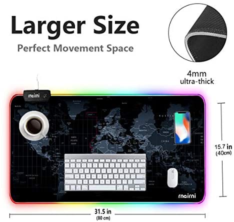rnairni Extended RGB Gaming Mouse Pad - Image 9