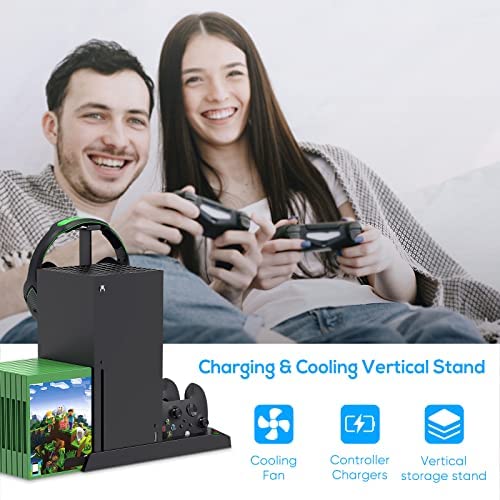 Charging Stand with Cooling Fan for Xbox Series X Console and Controller - Image 7
