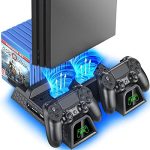PS4 Stand Cooling Fan Station for Playstation