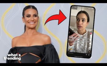 Lea Michele Jokes That She Can’t Read In Viral Video | What's Trending Celeb Scoop
