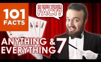 101 Facts about Anything and Everything Part 7