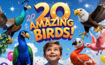 20 Amazing Birds for Kids | Fun Bird Names & Sounds | Educational Animal Song 20 Amazing Birds for Kids | Fun Bird Names & Sounds | Educational Animal Song