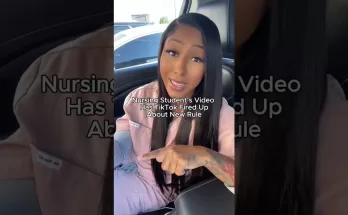 Nursing Student Goes VIRAL Reacting to The New DOE Rule