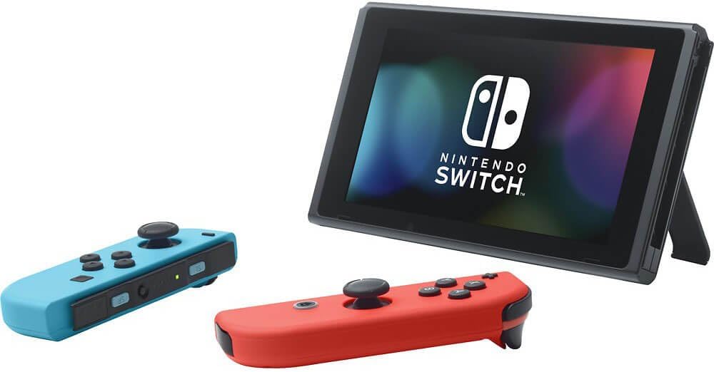 Nintendo Switch with Neon Blue and Neon Red Joy‑Con - Image 4