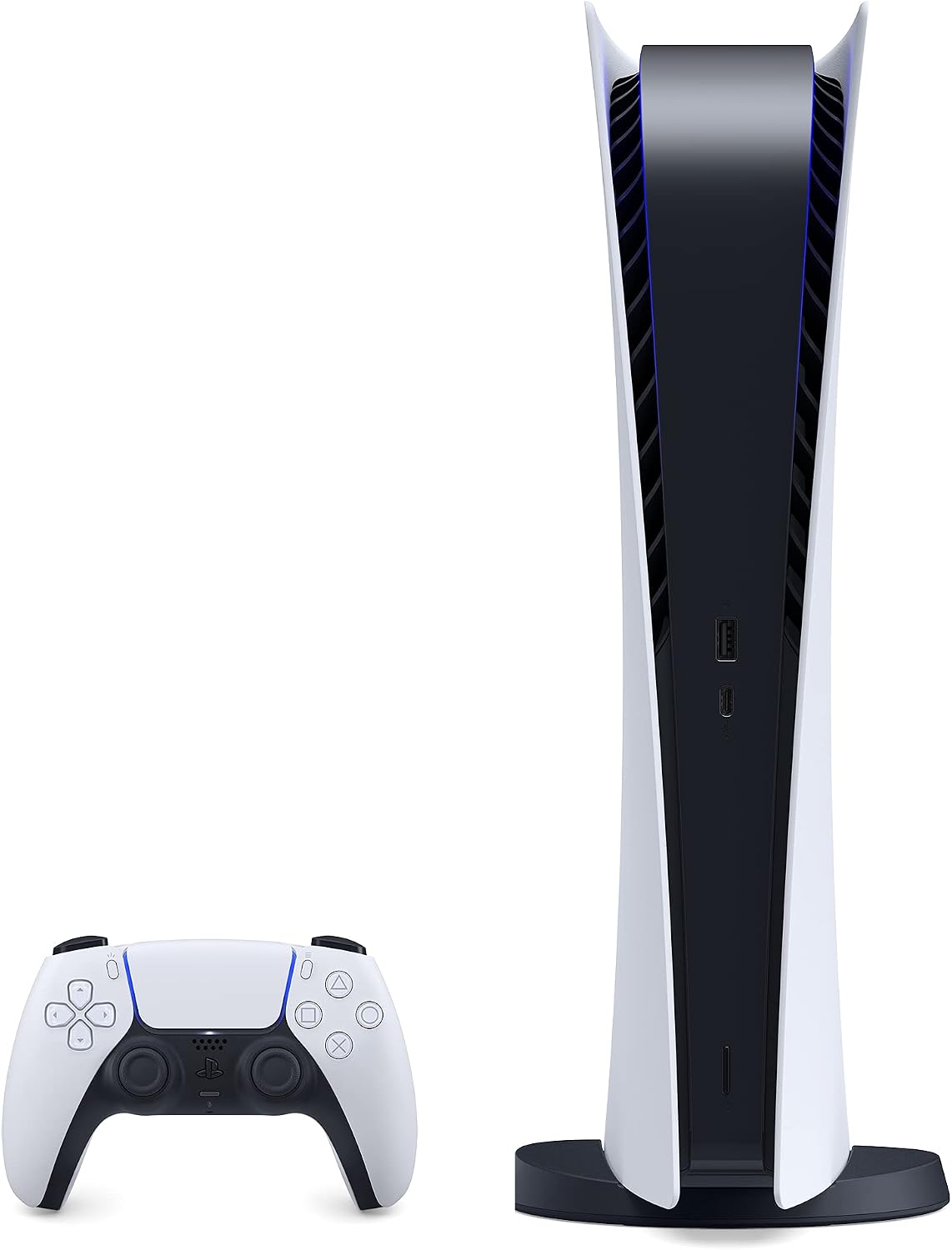 Sony PlayStation 5 Disc Edition PS5 Gaming Console, 16GB GDDR6 Memory, Ultra-High Speed 825GB SSD, 4K UHD Blu-Ray, WiFi 6, Bluetooth 5.1, 120Hz 8K Output