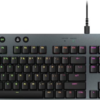 Logitech G915 X Wired Gaming Keyboard (Linear)- Black