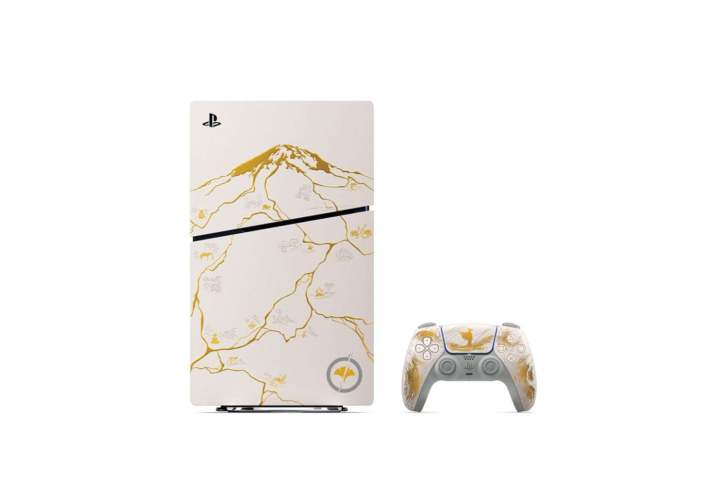 PlayStation®5 Console – Ghost of Yōtei Gold Limited Edition Bundle (slim) - Image 4