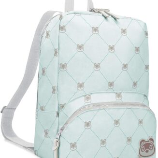 Controller Gear Animal Crossing - Small Backpack Mini Bookbag Travel Bag for Console & Accessories - Tom Nook Quilted