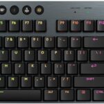 Logitech G915 X Lightspeed Wireless Gaming Keyboard (Clicky) - Black