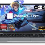 NAIKLULU Gaming Laptop,15.6 Inch Laptop Computer,16GB RAM 1TB SSD,AMD Ryzen 5 7430U (up to 4.3Ghz,Beat 5700U),AMD Radeon Graphics,15.6”FHD 1920 * 1080 Display,WiFi 5,BT5.0,Backlit Keyboard