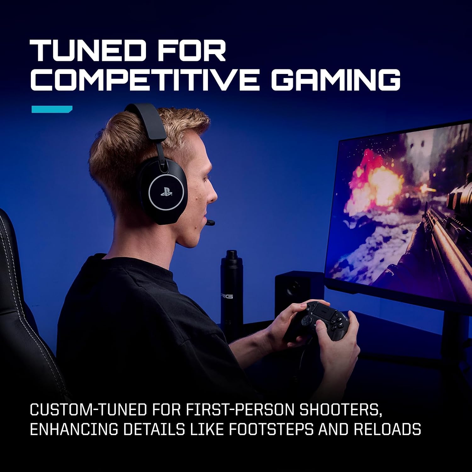 RIG R5 Spear PRO HS Wired Gaming Headset Officially Licensed PlayStation - Image 4