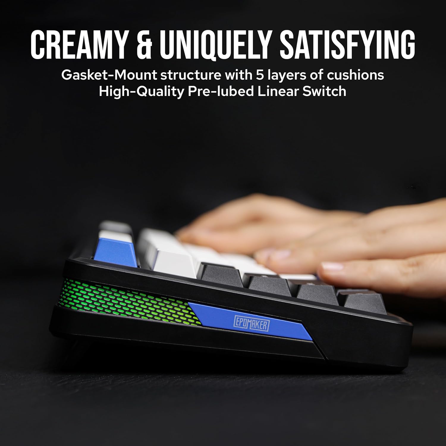 EPOMAKER TH85 QMK/VIA Wireless Gaming Keyboard, BT5.0/2.4GHz/USB-C - Image 8