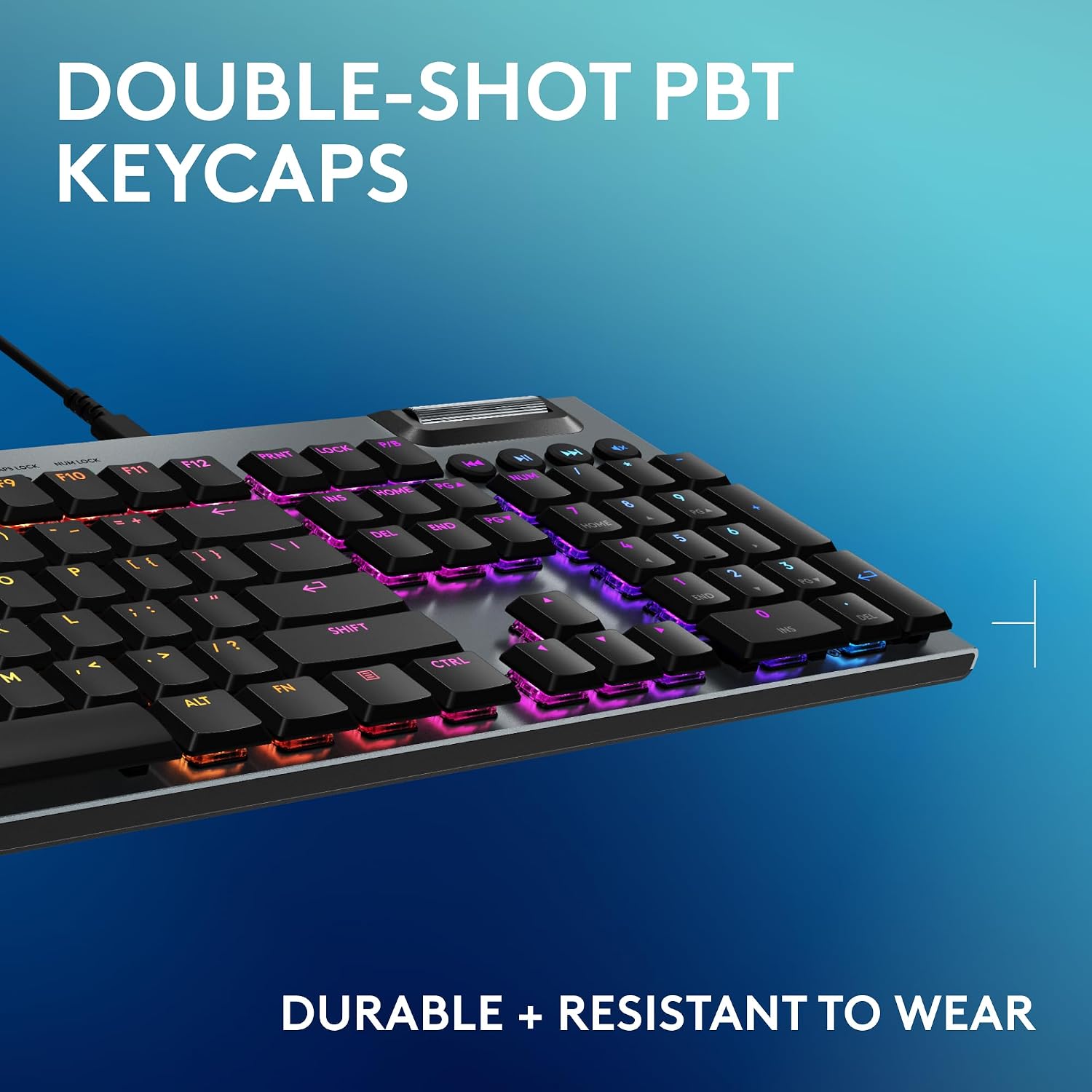 Logitech G915 X Wired Gaming Keyboard (Linear)- Black - Image 9