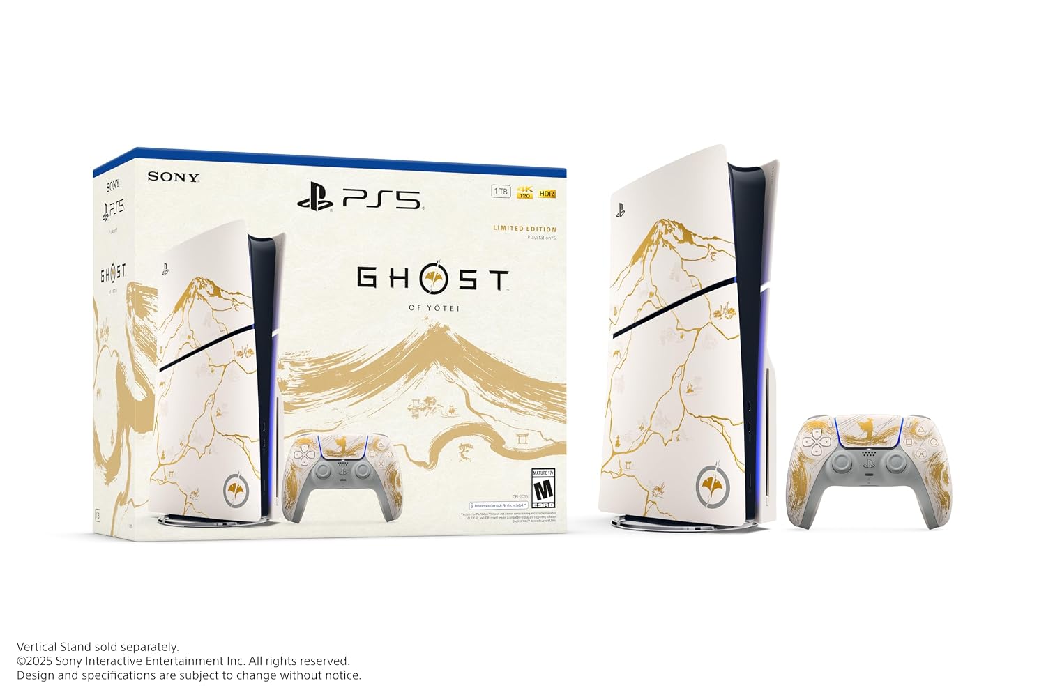 PlayStation®5 Console – Ghost of Yōtei Gold Limited Edition Bundle (slim) - Image 7
