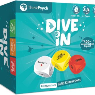ThinkPsych Dive in - SEL Conversation Dice Game with 400+ Topics