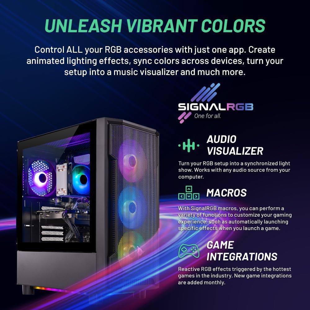 Skytech Gaming Shadow Gaming PC, Intel i5 13400F 2.5GHz, NVIDIA RTX 5060, 1TB NVMe SSD, 16GB DDR5 RAM 6000, 650W Gold PSU, Wi-Fi, Win 11, Desktop - Image 6