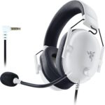 Razer BlackShark V2 X Gaming Headset for PC, 3.5mm Audio Jack, White