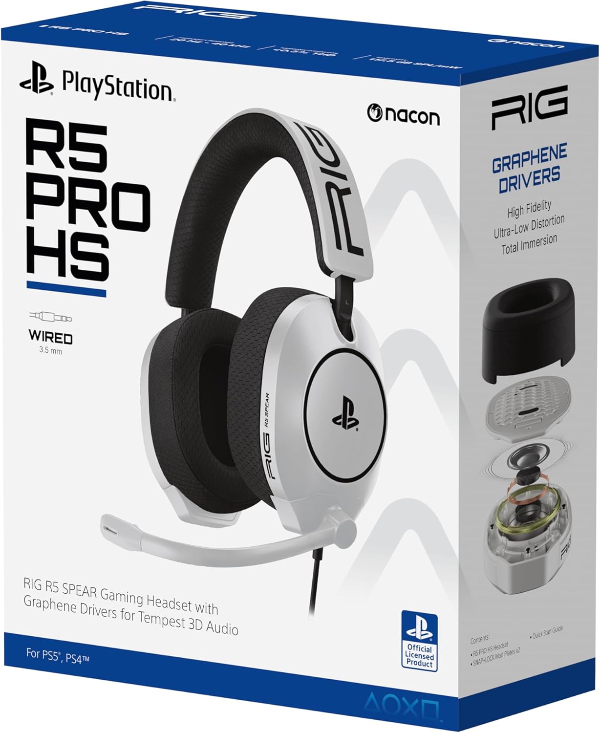 RIG R5 Spear PRO HS Wired Gaming Headset Officially Licensed PlayStation - Image 11