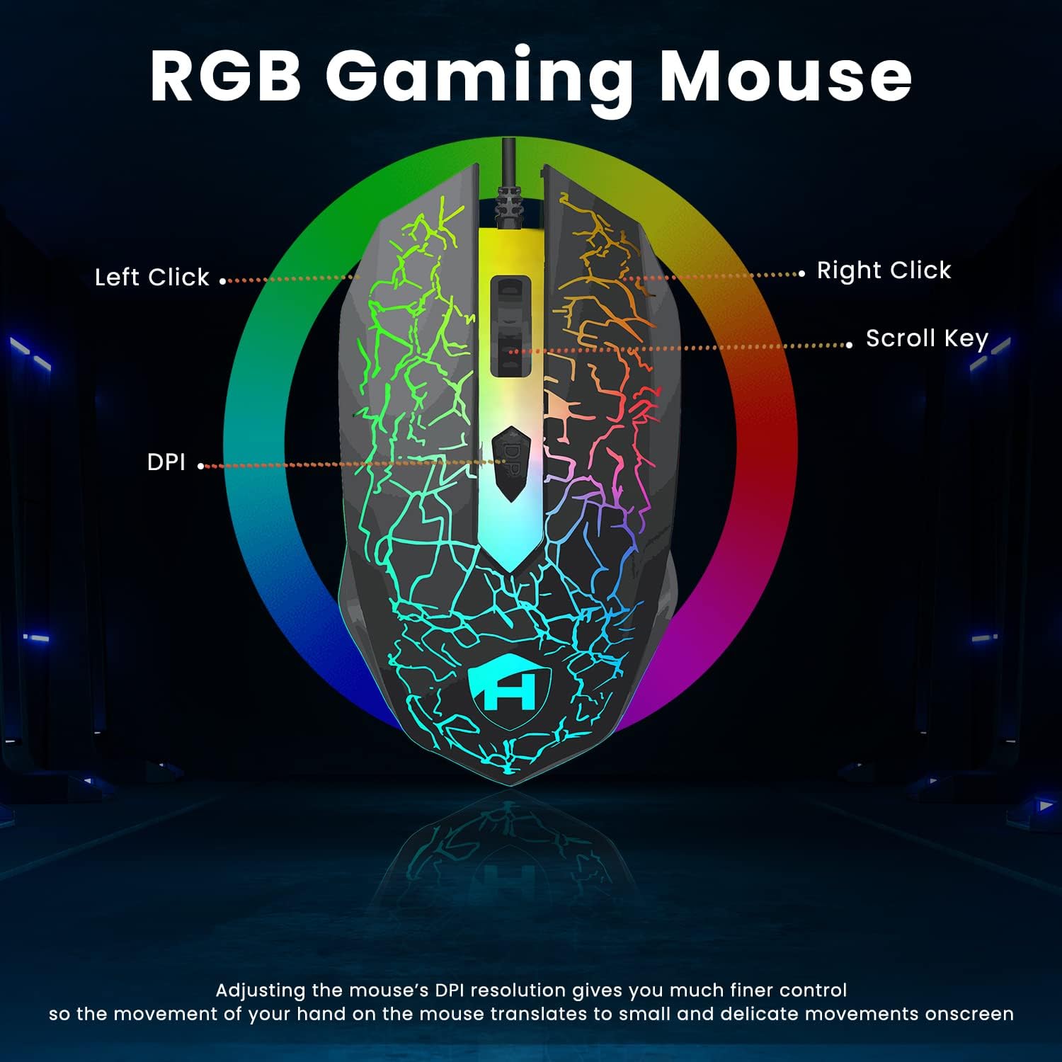 Dell Gaming OptiPlex Desktop RGB Computer PC, Intel Core i7, GeForce GT 1030 2GB GDDR5, 16GB RAM, 512GB SSD, 24 Inch HDMI Monitor, Keyboard Mouse and Headset, WiFi, Windows 11 Pro (Renewed) | Gaming Computer PC, i7 up to 3.6GHz,WiFi, ARGB, 4K Support,HDMI,DVI,Windows 11 Pro, Home or Office PC - Image 9