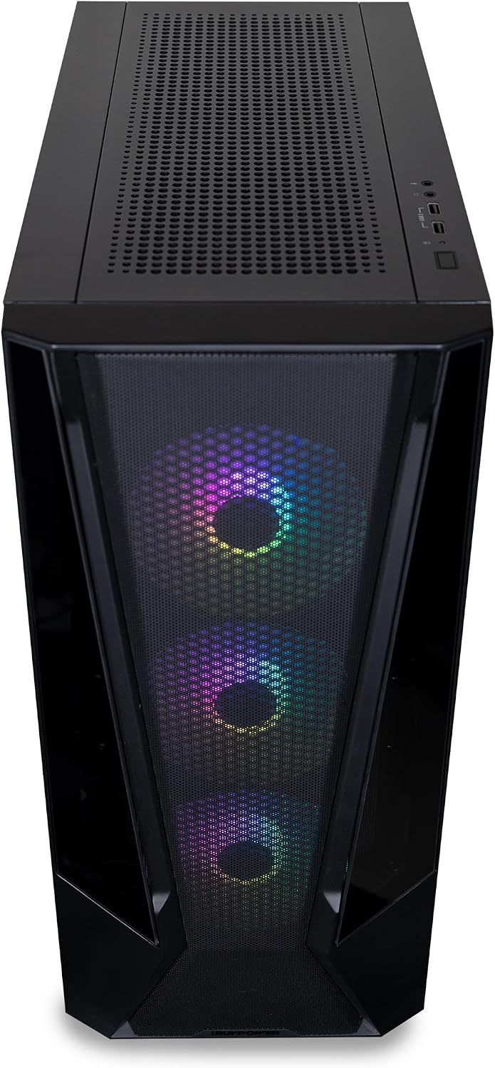 iBUYPOWER Trace 7 Mesh Gaming PC Computer Desktop TMA7N3501 (AMD Ryzen 7 5700, RTX 3050 6GB, 16GB DDR4 RGB 3200MHz (8x2), 1TB NVMe, WiFi Ready, Windows 11 Home Advanced) - Image 5