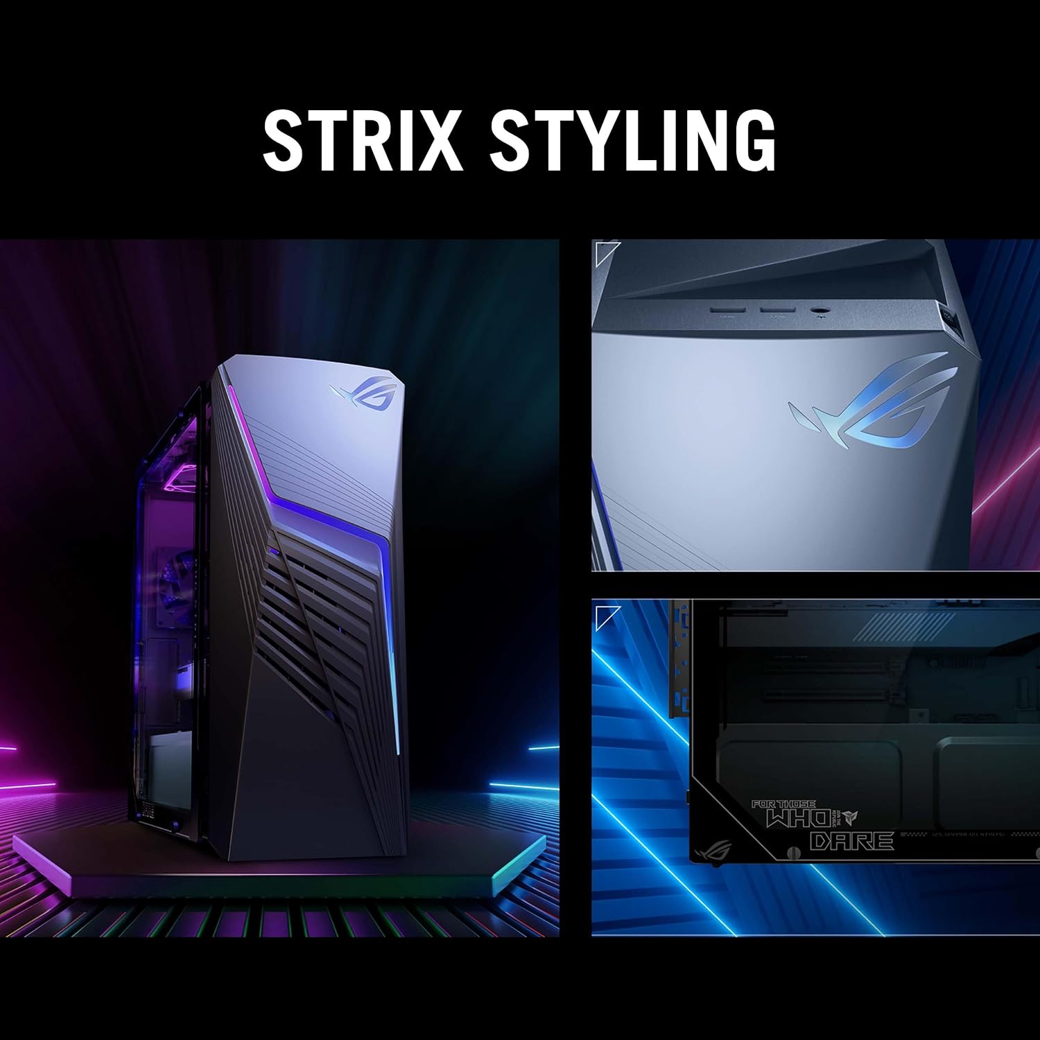 ASUS ROG G13CH (2024) Gaming Desktop PC, Intel® Core™ i7-14700F, NVIDIA® GeForce RTX™ 4060 Dual, 1TB NVMe™ PCIe® Gen4 SSD, 16GB DDR5 RAM, Windows 11, G13CHR-PS766 - Image 4