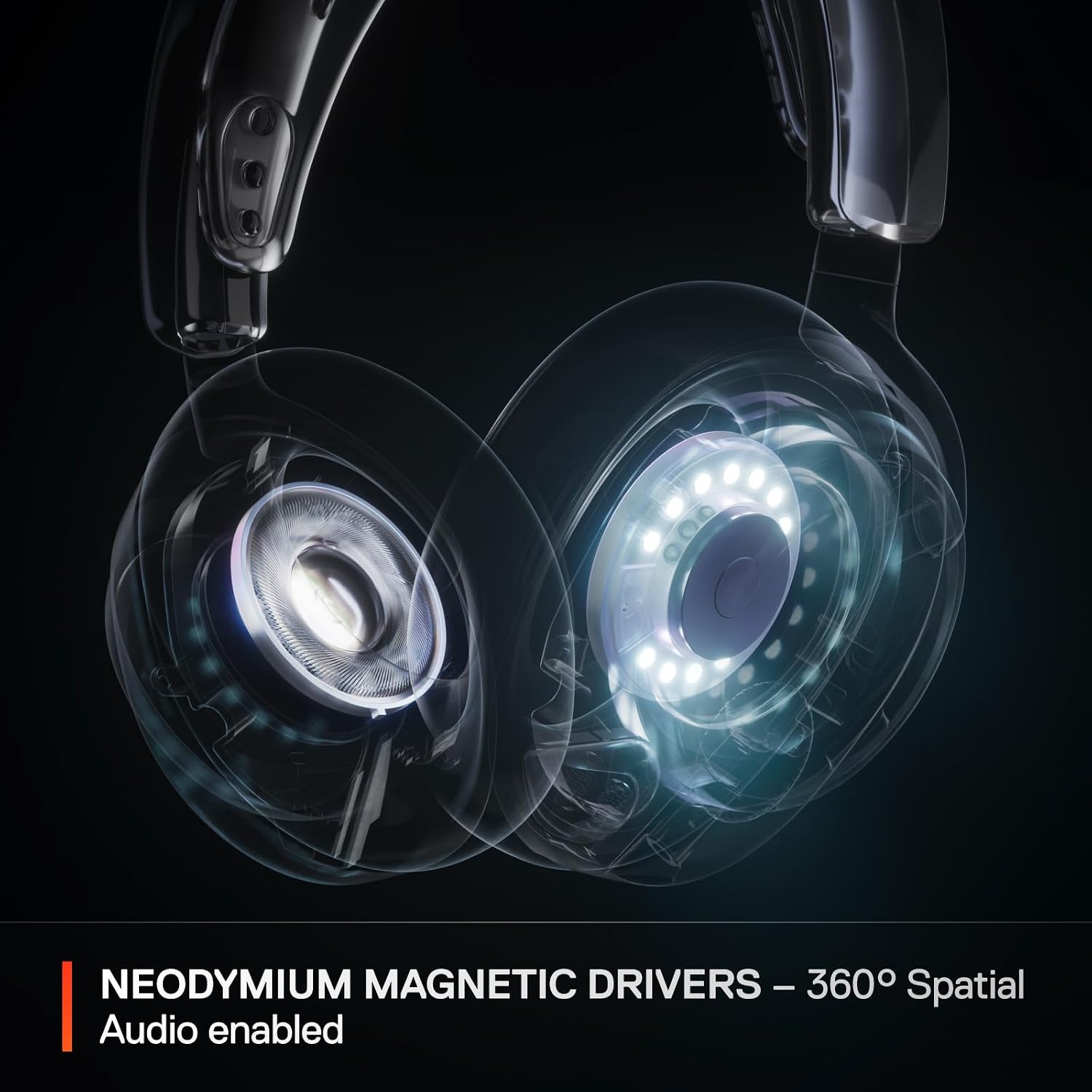 SteelSeries Arctis Nova Pro Wireless Multi-System Gaming Headset - Premium Hi-Fi Drivers - Active Noise Cancellation - Infinity Power System - ClearCast Gen 2 Mic - PS5, PS4, PC, Switch, Mobile - Image 4