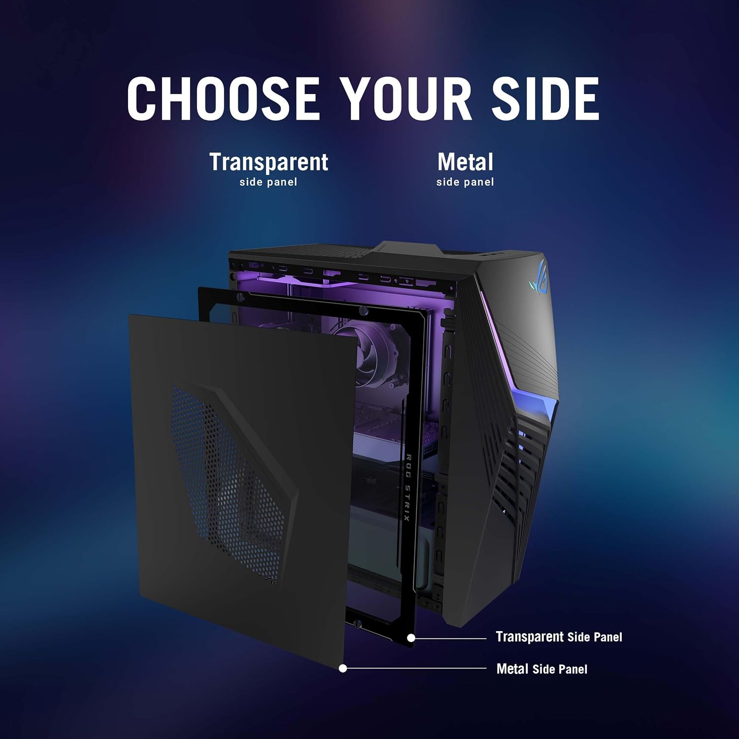 ASUS ROG G13CH (2024) Gaming Desktop PC, Intel® Core™ i7-14700F, NVIDIA® GeForce RTX™ 4060 Dual, 1TB NVMe™ PCIe® Gen4 SSD, 16GB DDR5 RAM, Windows 11, G13CHR-PS766 - Image 3