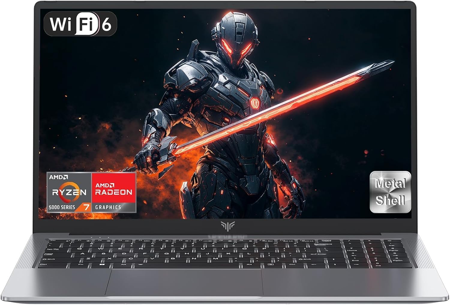 KAIGERR 2025 Laptop, Laptop Computer with AMD Ryzen 7 5000 Series (8C/16T, Up to 4.3GHz), 16GB RAM 512GB NVMe SSD Windows 11 Laptop, Radeon RX Vega 8 Graphics, WiFi 6, 53Wh Battery, Backlit KB