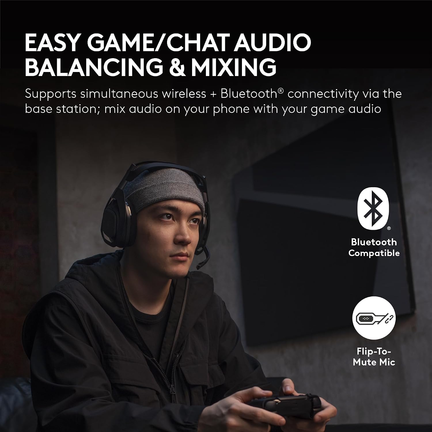 Logitech G Astro A50 X Multi-Platform Wireless Gaming Headset - Black - Image 4