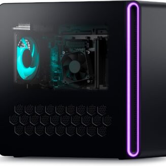 Alienware Aurora R16 Gaming Desktop - Intel Core i7 14700F, 32GB DDR5 RAM, 1TB SSD, NVIDIA GeForce RTX 4070 Super 12GB GDDR6X Graphics, Windows 11 Home, 1 Year Onsite/in-Home Service - Basalt Black