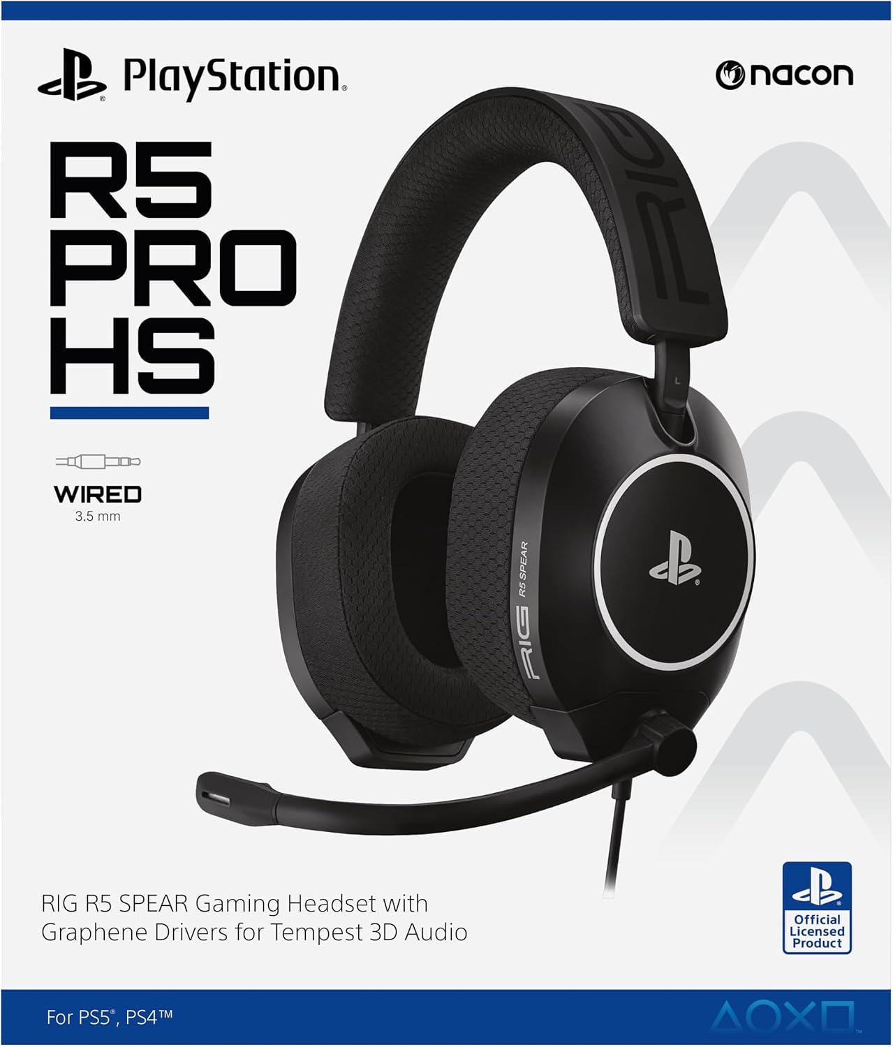 RIG R5 Spear PRO HS Wired Gaming Headset Officially Licensed PlayStation - Image 10