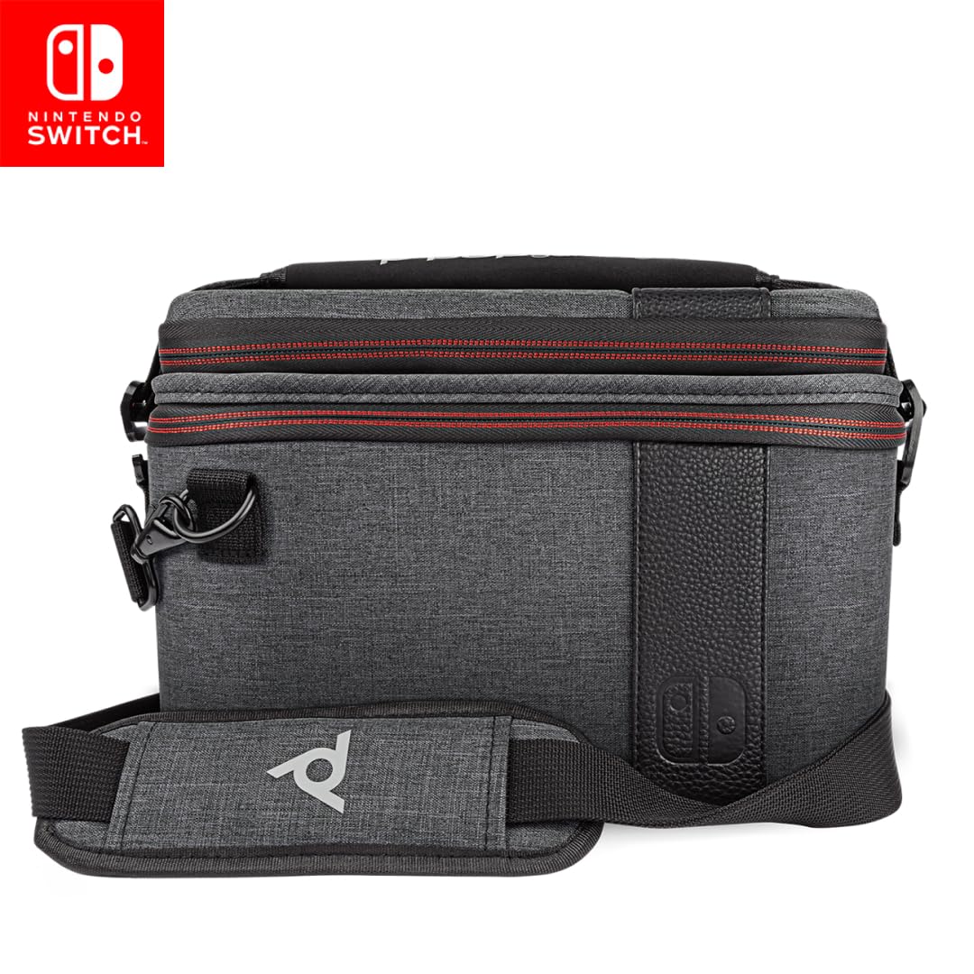 PDP Pull-N-Go 2-in-1 Travel Case & Accessory Storage for Nintendo Switch