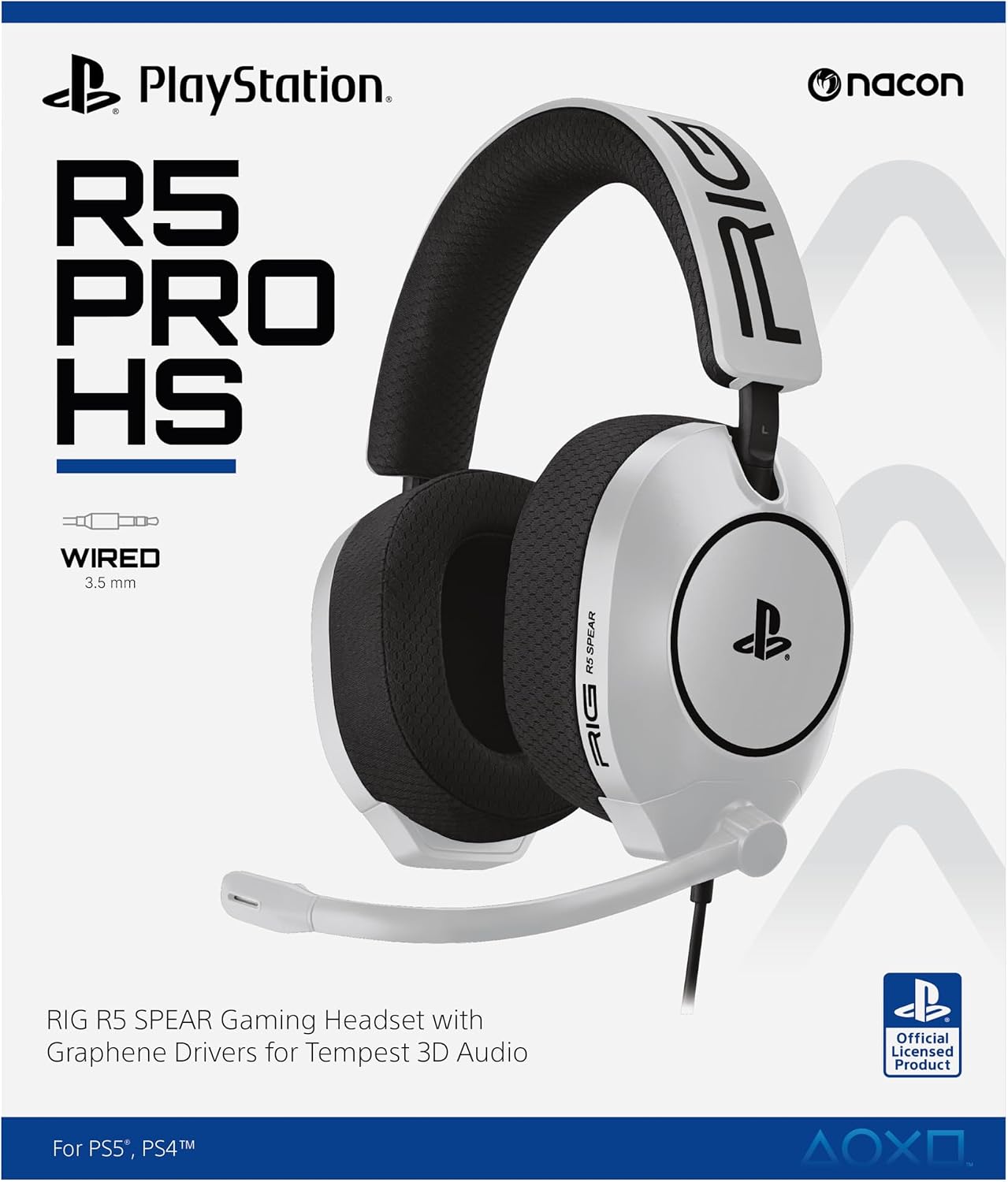 RIG R5 Spear PRO HS Wired Gaming Headset Officially Licensed PlayStation - Image 10