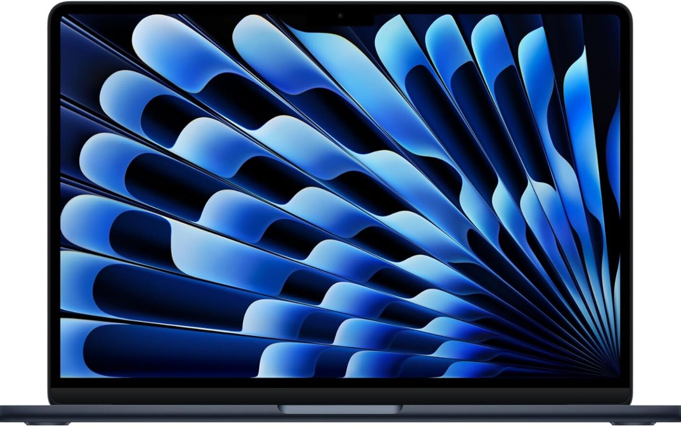 Apple 2026 MacBook Air 13-inch Laptop with M5 chip (10-core CPU and 8-core GPU, 16GB Unified Memory, 512GB SSD Storage) – Midnight – English Keyboard