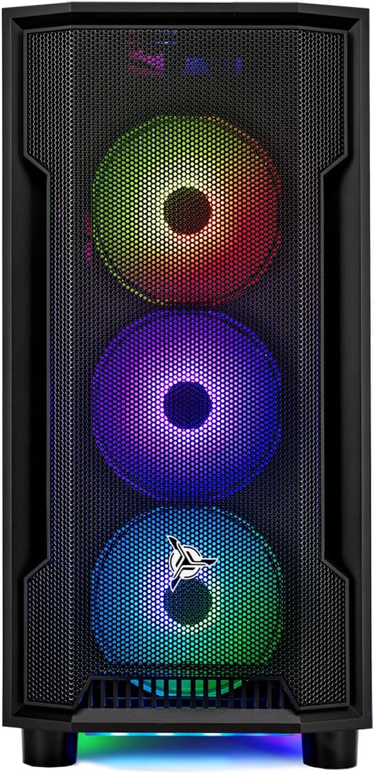 Skytech Gaming Shadow Gaming PC, Intel i5 13400F 2.5GHz, NVIDIA RTX 5060, 1TB NVMe SSD, 16GB DDR5 RAM 6000, 650W Gold PSU, Wi-Fi, Win 11, Desktop - Image 3