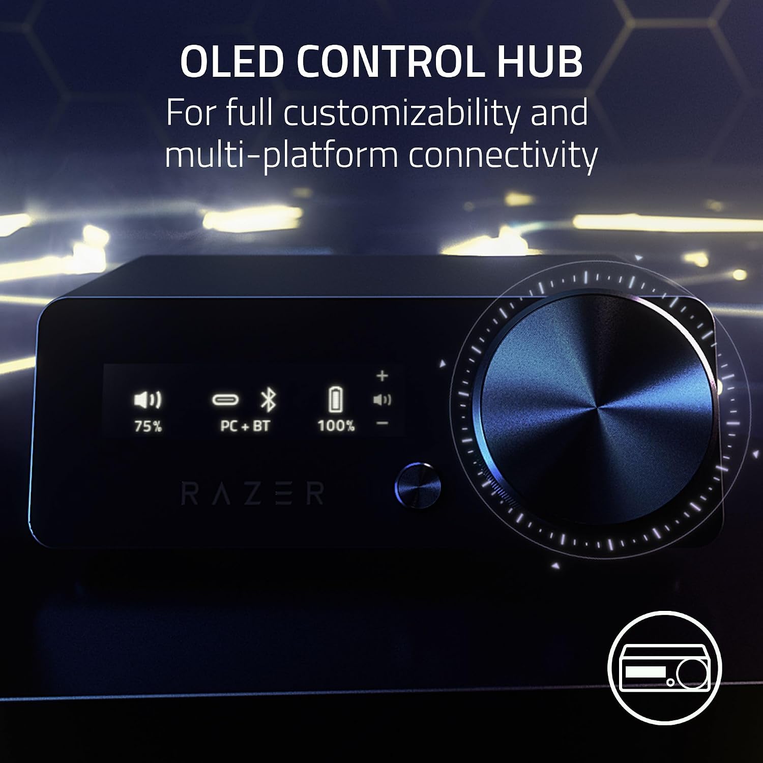 Razer Kraken V4 Pro Wireless Gaming Headset w/OLED Control Hub - Image 4