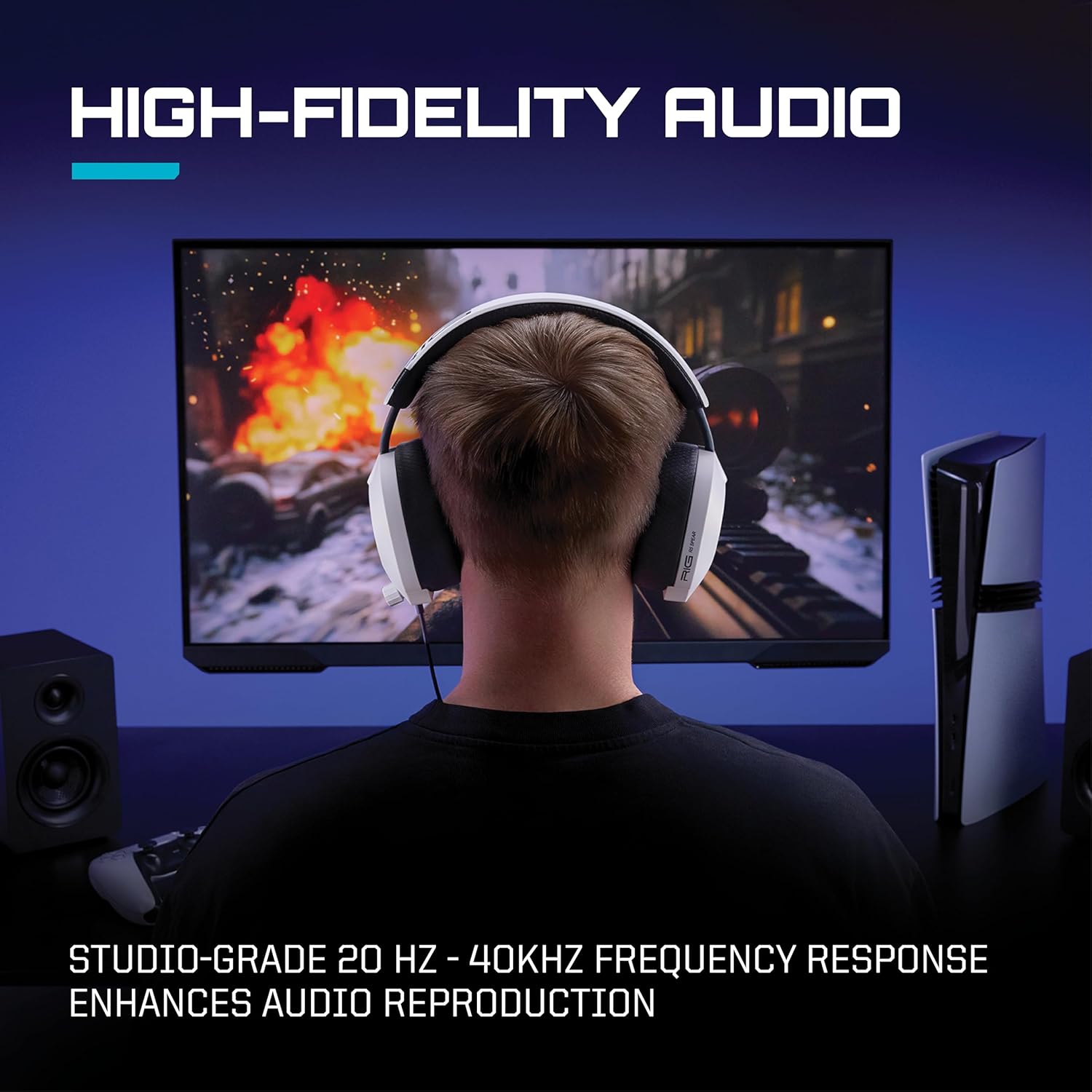 RIG R5 Spear PRO HS Wired Gaming Headset Officially Licensed PlayStation - Image 6