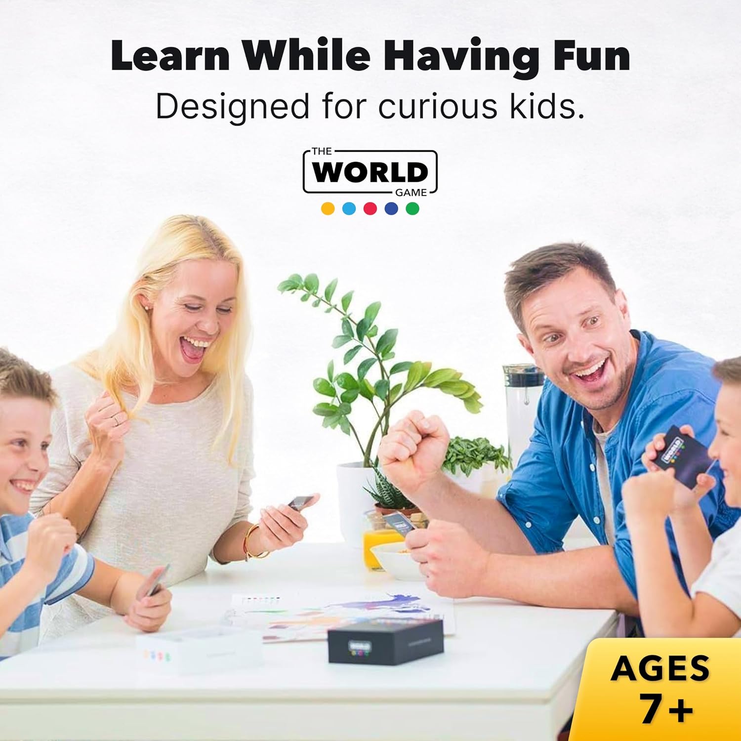 The World Game - Geography Card Game - Educational Games for Kids, Family and Adults - Cool Learning Gift Idea for Teenage Boys & Girls 8-12 with Map - Image 7