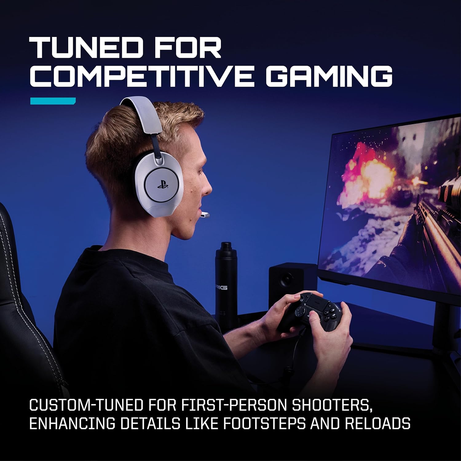RIG R5 Spear PRO HS Wired Gaming Headset Officially Licensed PlayStation - Image 4