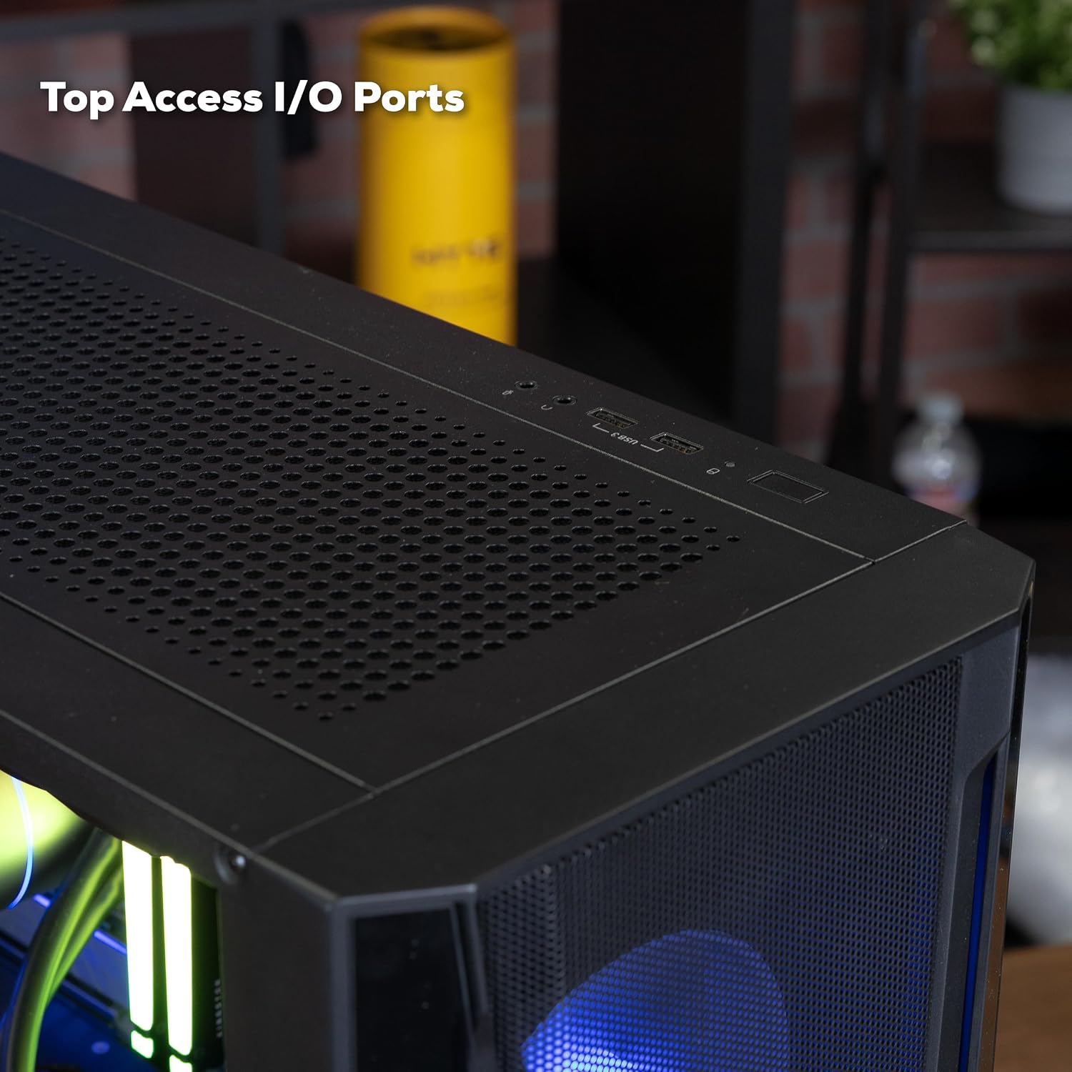 iBUYPOWER Trace 7 Mesh Gaming PC Computer Desktop TMA7N3501 (AMD Ryzen 7 5700, RTX 3050 6GB, 16GB DDR4 RGB 3200MHz (8x2), 1TB NVMe, WiFi Ready, Windows 11 Home Advanced) - Image 8