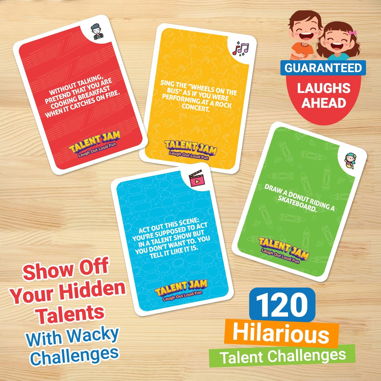 Talent Jam - Laugh Out Loud Fun - Acting & Charades Talent Game for Kids - Image 4