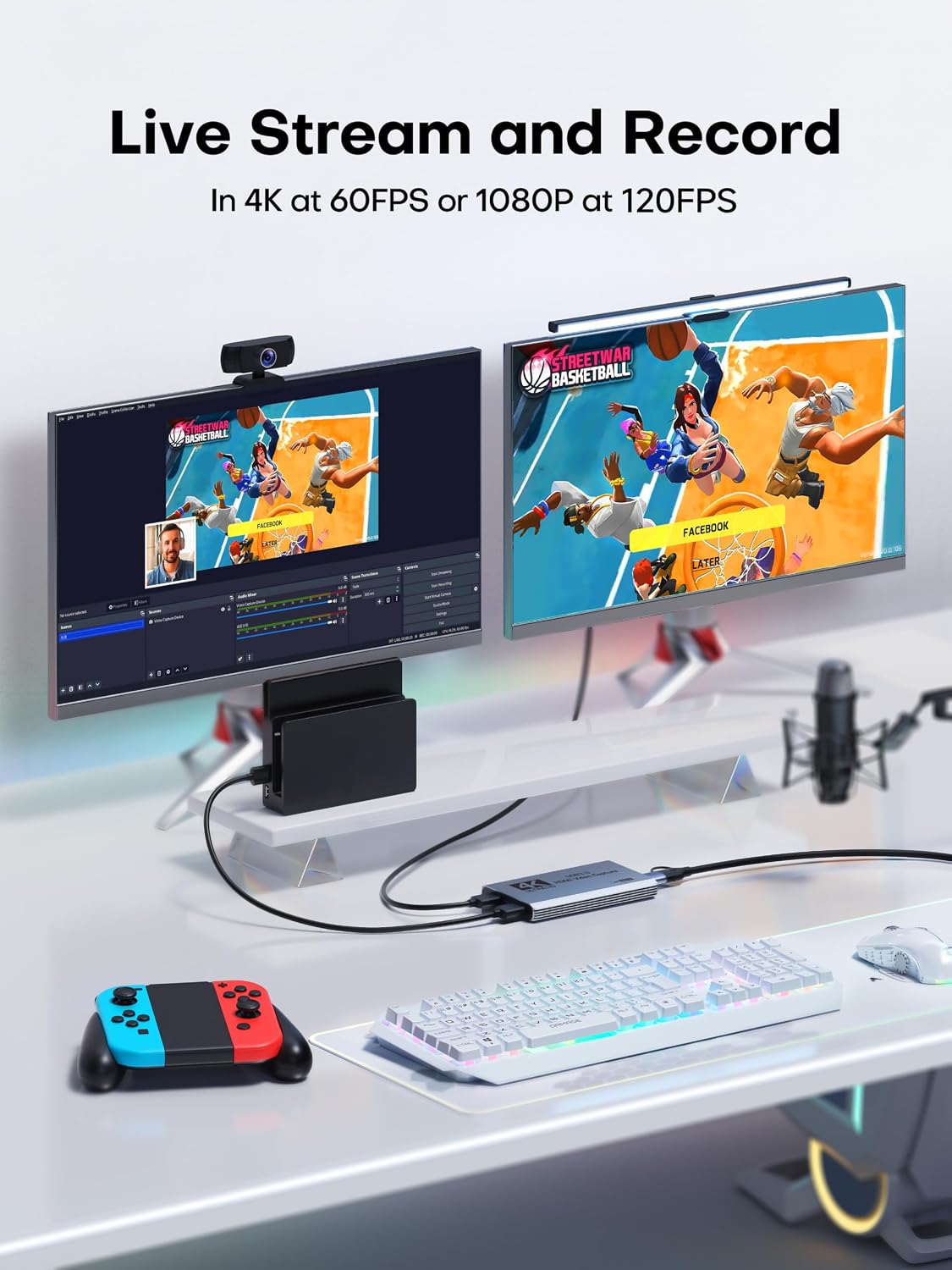 XIIXMASK USB 3.0 HDMI Capture Card, 4K60FPS Capture with Pass-Through - Image 4
